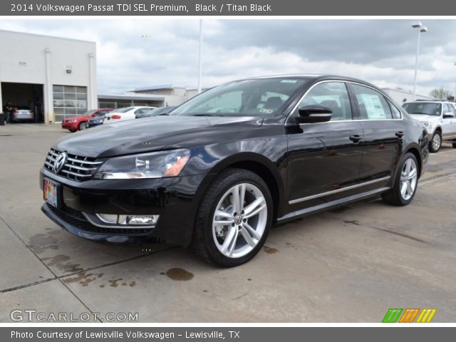 2014 Volkswagen Passat TDI SEL Premium in Black