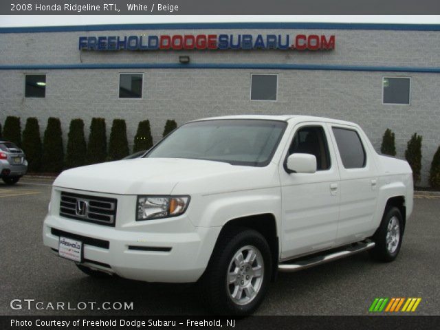 2008 Honda Ridgeline RTL in White