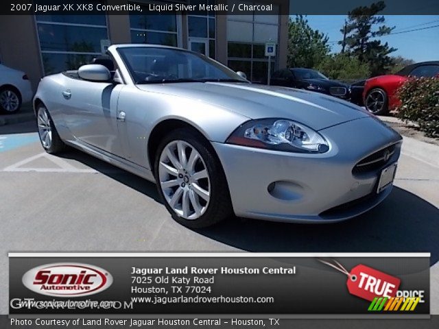 2007 Jaguar XK XK8 Convertible in Liquid Silver Metallic