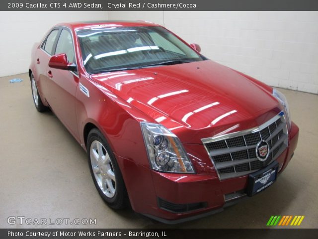 2009 Cadillac CTS 4 AWD Sedan in Crystal Red