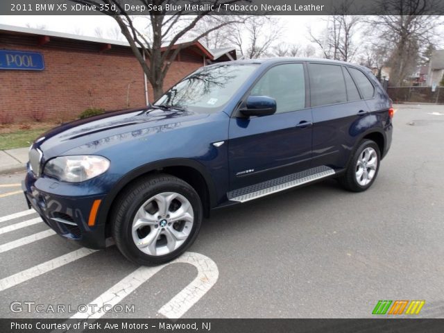 2011 BMW X5 xDrive 35d in Deep Sea Blue Metallic