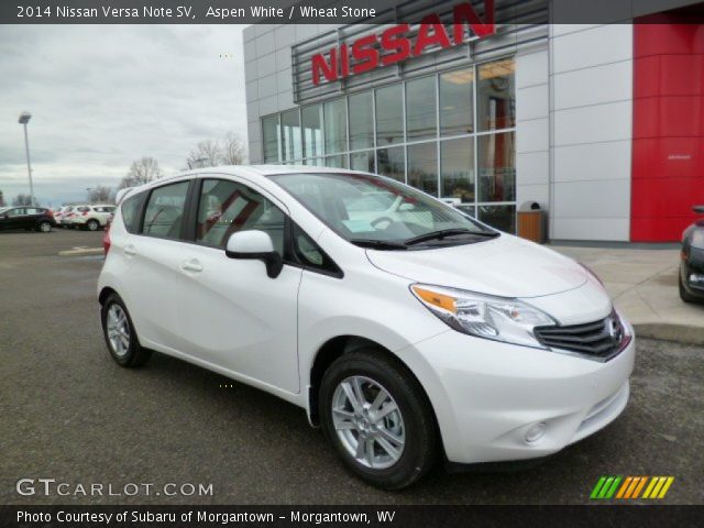 2014 Nissan Versa Note SV in Aspen White