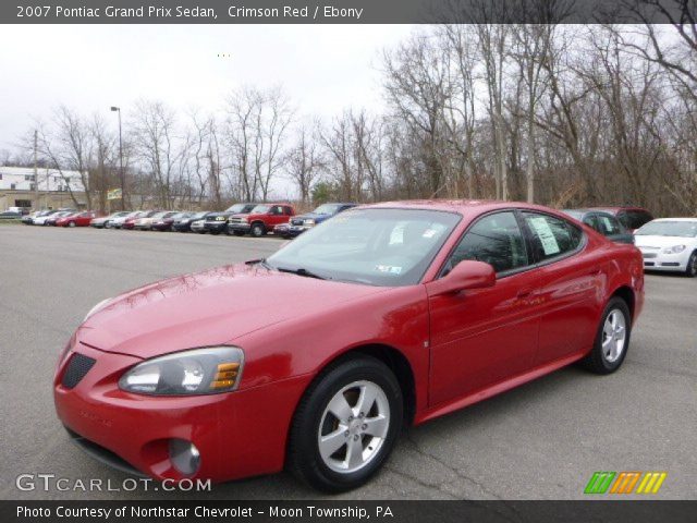 2007 Pontiac Grand Prix Sedan in Crimson Red