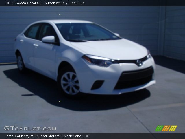 2014 Toyota Corolla L in Super White