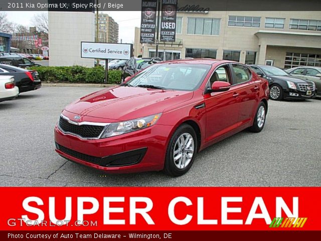 2011 Kia Optima LX in Spicy Red