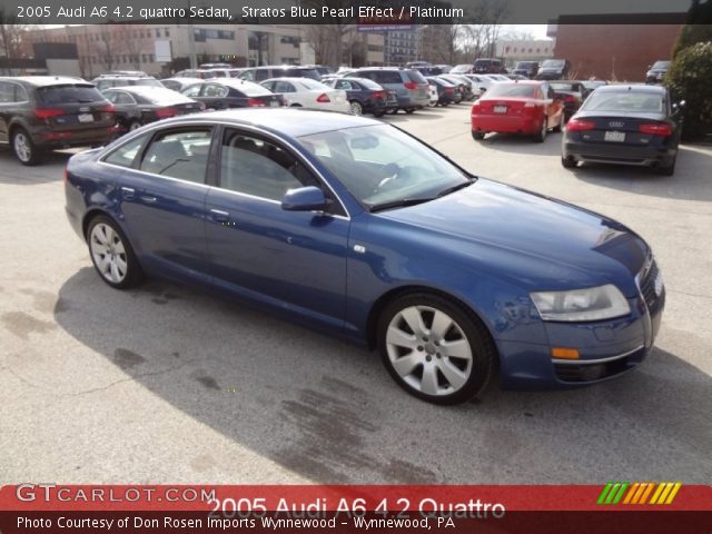 2005 Audi A6 4.2 quattro Sedan in Stratos Blue Pearl Effect