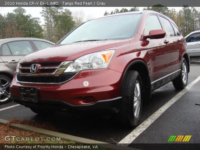 2010 Honda CR-V EX-L AWD in Tango Red Pearl