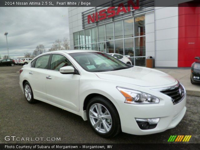 2014 Nissan Altima 2.5 SL in Pearl White