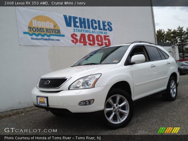 2008 Lexus RX 350 AWD in Crystal White