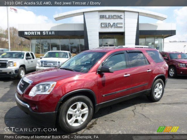 2010 GMC Acadia SLE AWD in Red Jewel Tintcoat