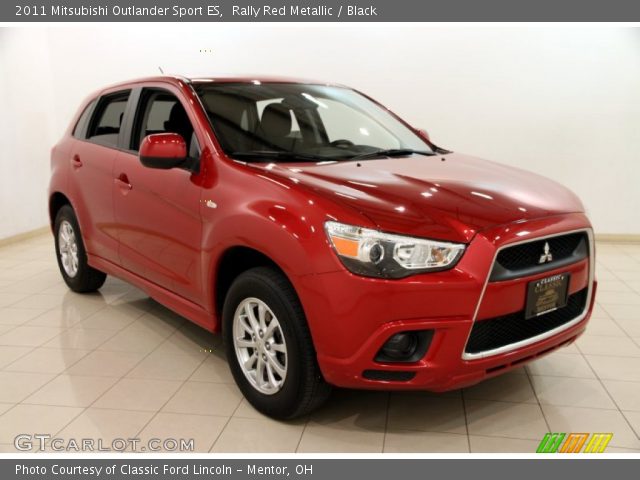2011 Mitsubishi Outlander Sport ES in Rally Red Metallic