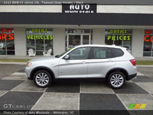 2013 BMW X3 xDrive 28i in Titanium Silver Metallic