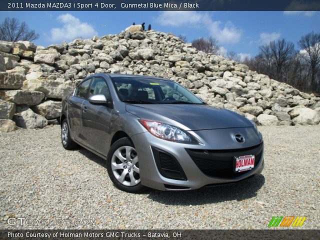 2011 Mazda MAZDA3 i Sport 4 Door in Gunmetal Blue Mica