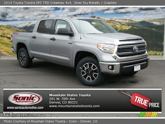 2014 Toyota Tundra SR5 TRD Crewmax 4x4 in Silver Sky Metallic