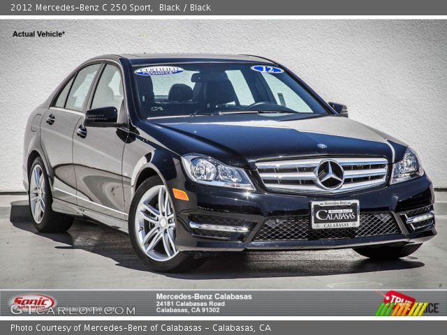 2012 Mercedes-Benz C 250 Sport in Black