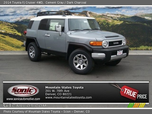2014 Toyota FJ Cruiser 4WD in Cement Gray