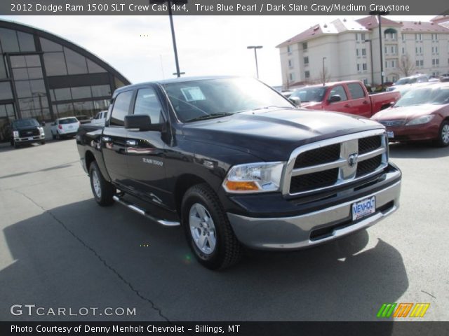 2012 Dodge Ram 1500 SLT Crew Cab 4x4 in True Blue Pearl