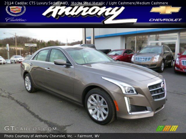 2014 Cadillac CTS Luxury Sedan AWD in Mocha Steel Metallic