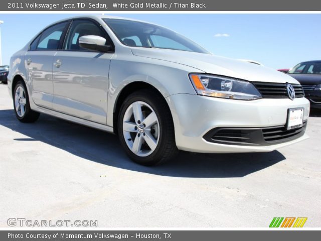 2011 Volkswagen Jetta TDI Sedan in White Gold Metallic
