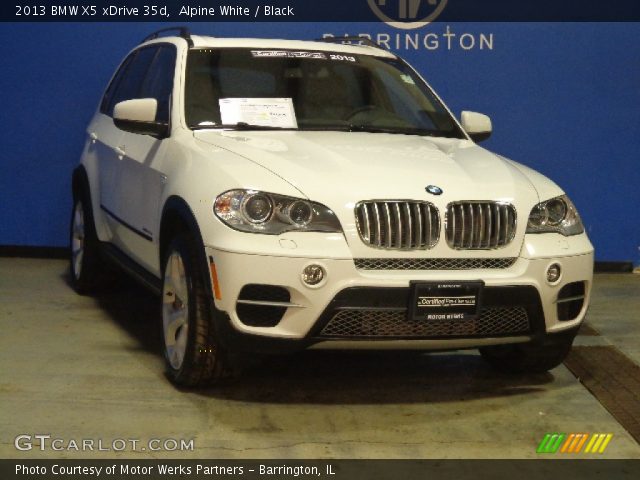 2013 BMW X5 xDrive 35d in Alpine White