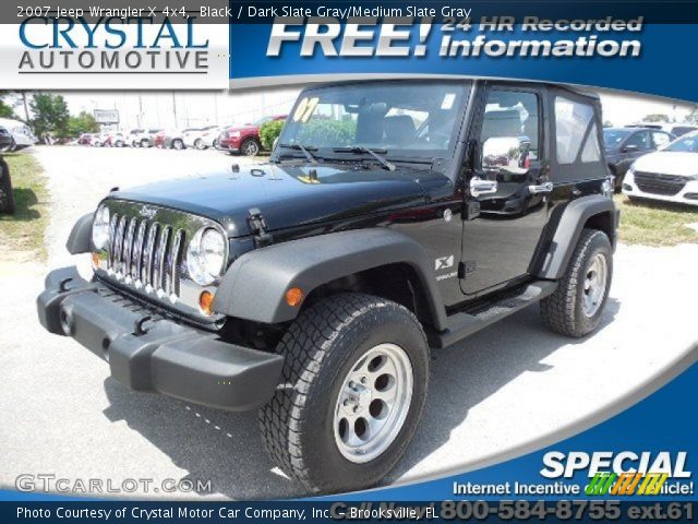 2007 Jeep Wrangler X 4x4 in Black