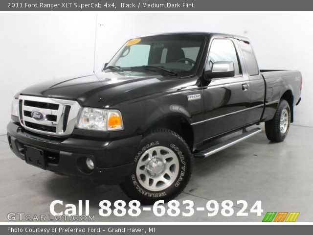 2011 Ford Ranger XLT SuperCab 4x4 in Black