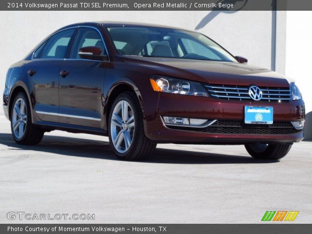 2014 Volkswagen Passat TDI SEL Premium in Opera Red Metallic