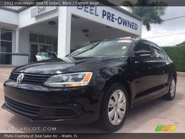 2012 Volkswagen Jetta SE Sedan in Black