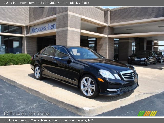2013 Mercedes-Benz E 350 4Matic Sedan in Black
