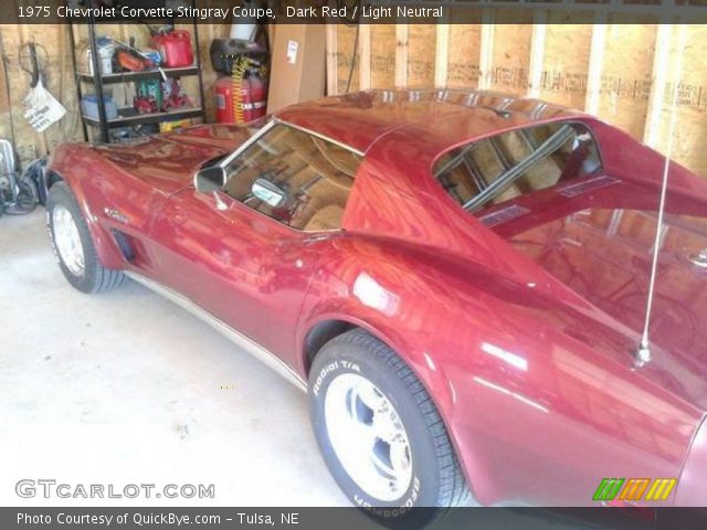 1975 Chevrolet Corvette Stingray Coupe in Dark Red