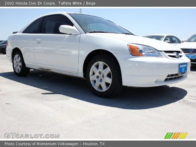 2002 Honda Civic EX Coupe in Taffeta White