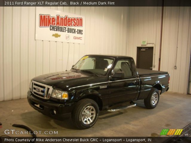 2011 Ford Ranger XLT Regular Cab in Black