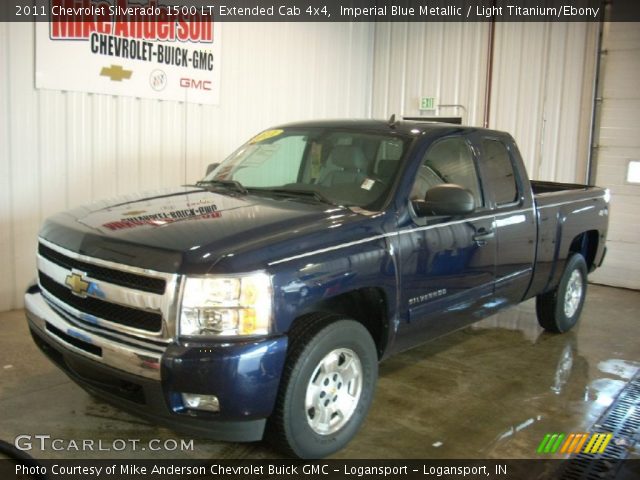 2011 Chevrolet Silverado 1500 LT Extended Cab 4x4 in Imperial Blue Metallic