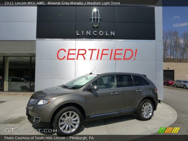2012 Lincoln MKX AWD in Mineral Gray Metallic