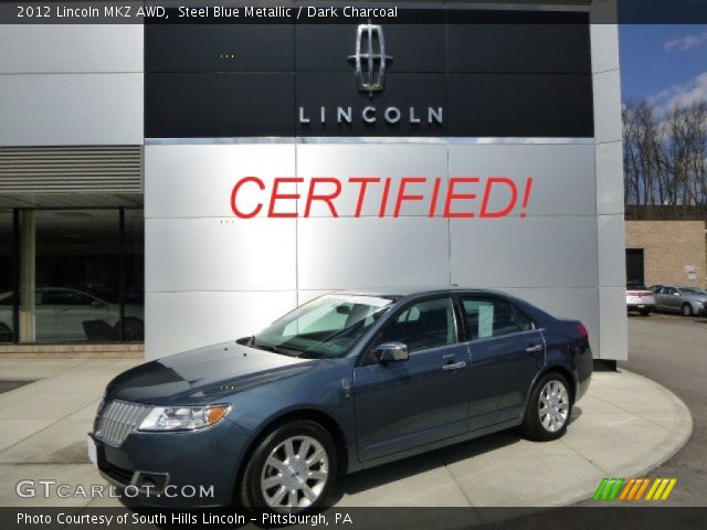 2012 Lincoln MKZ AWD in Steel Blue Metallic