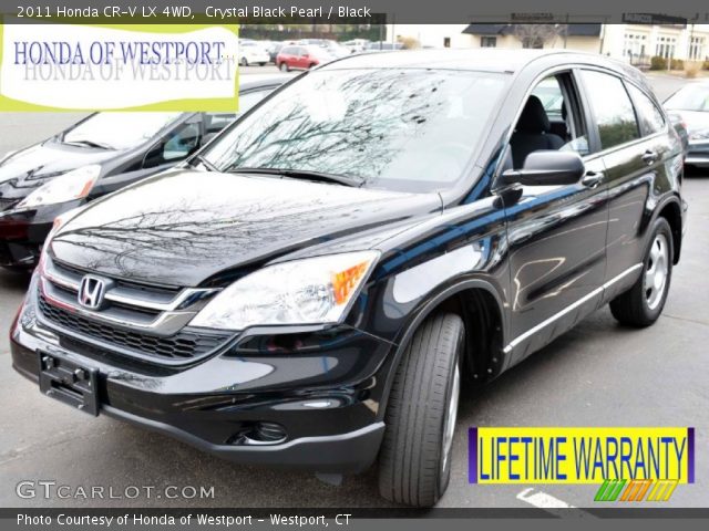 2011 Honda CR-V LX 4WD in Crystal Black Pearl