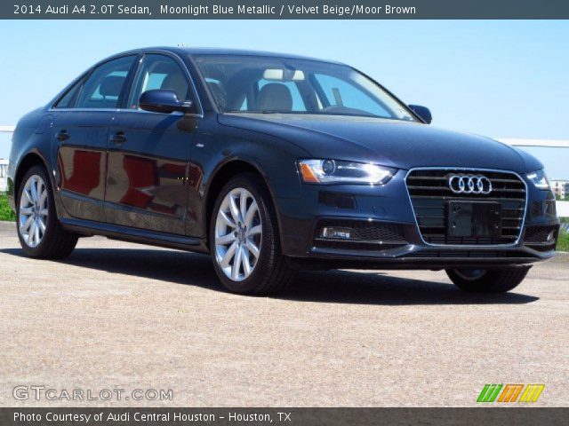 2014 Audi A4 2.0T Sedan in Moonlight Blue Metallic