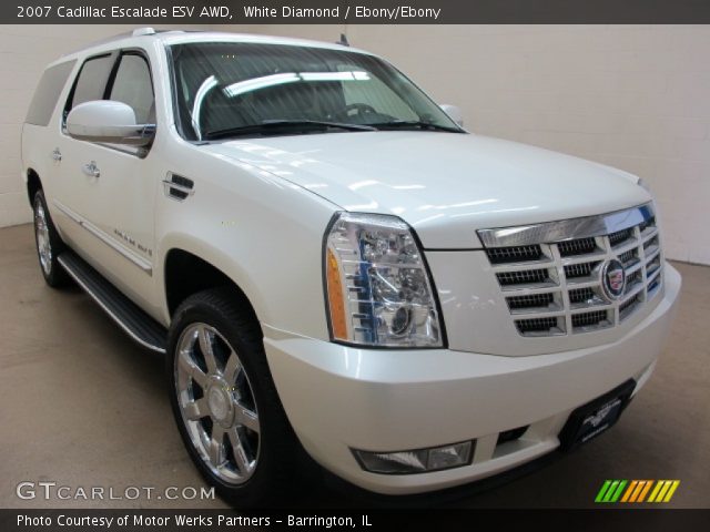 2007 Cadillac Escalade ESV AWD in White Diamond