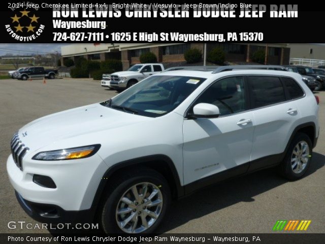 2014 Jeep Cherokee Limited 4x4 in Bright White