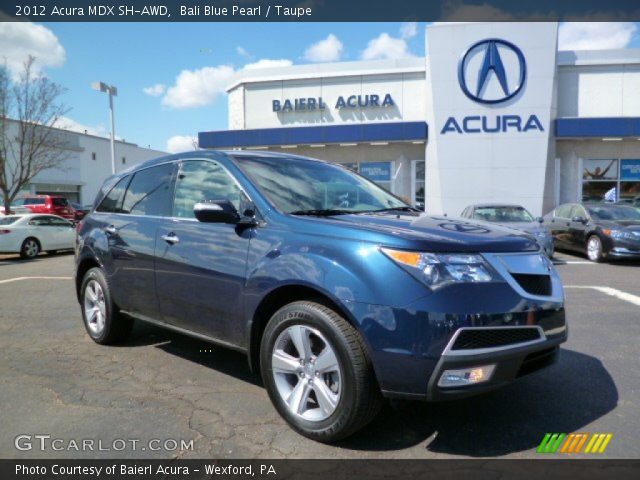 2012 Acura MDX SH-AWD in Bali Blue Pearl