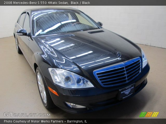 2008 Mercedes-Benz S 550 4Matic Sedan in Black