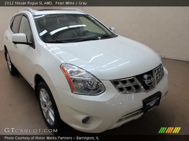 2012 Nissan Rogue SL AWD in Pearl White
