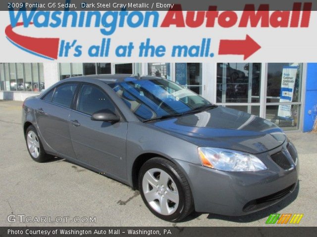 2009 Pontiac G6 Sedan in Dark Steel Gray Metallic