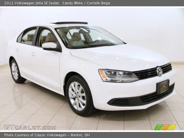 2011 Volkswagen Jetta SE Sedan in Candy White