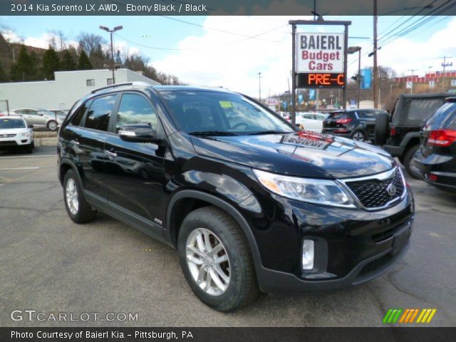 2014 Kia Sorento LX AWD in Ebony Black