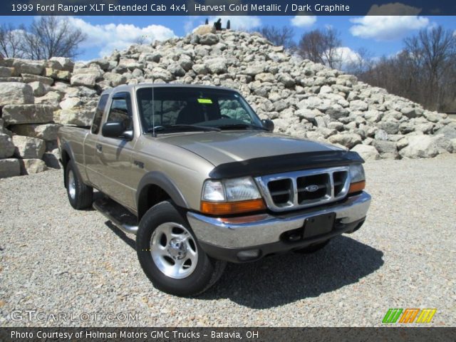 1999 Ford Ranger XLT Extended Cab 4x4 in Harvest Gold Metallic