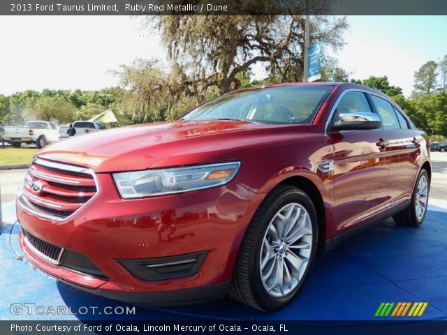 2013 Ford Taurus Limited in Ruby Red Metallic