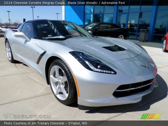 2014 Chevrolet Corvette Stingray Coupe in Blade Silver Metallic