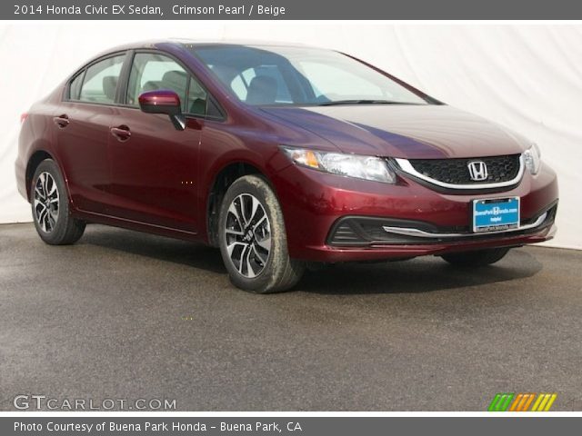 2014 Honda Civic EX Sedan in Crimson Pearl