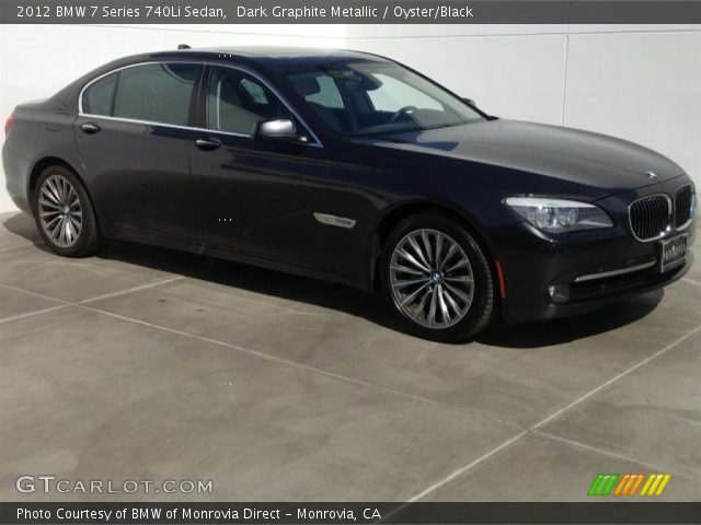 2012 BMW 7 Series 740Li Sedan in Dark Graphite Metallic